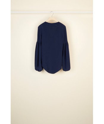 Silk blouse with Bishop sleeves vous aussi creer 