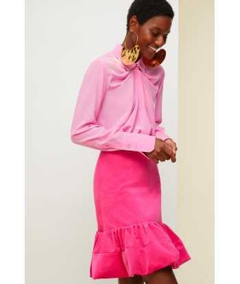 Bubble hem velvet skirt Vous souhaitez 