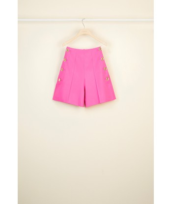 High-waisted virgin wool shorts Toutes les collections ici