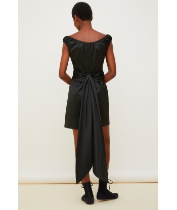 Cold-shoulder dress with oversized draped panels Jusqu'à 80% De Réduction