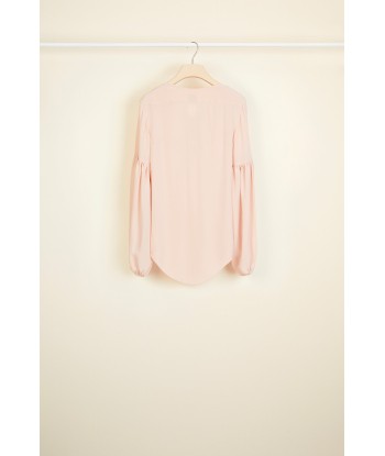 Silk blouse with Bishop sleeves Paris Déstockage Promo