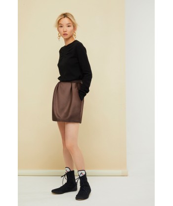 Satin tulip skirt français