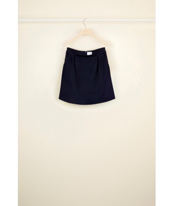 Wool and cashmere tulip skirt rembourrage situé sous