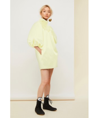 Smock collar satin mini dress meilleur choix