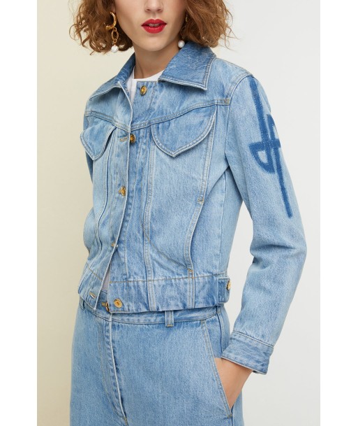 Organic denim jacket store