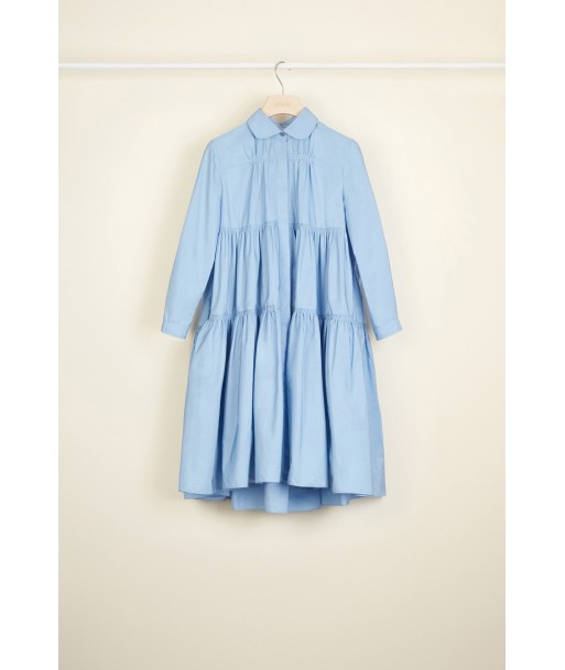 Tiered faille shirt dress acheter