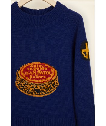 Archive embroidered jacquard wool jumper offre 