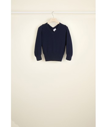 Twist collar wool jumper les ligaments