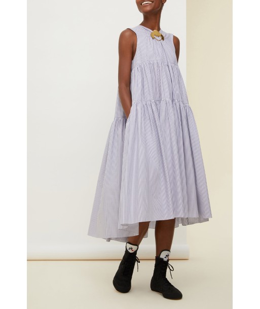 Tiered cotton maxi dress Paris Déstockage Promo