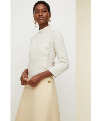 Linen and silk fencing jacket store