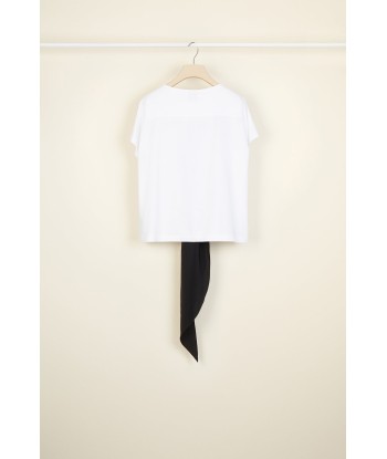 Tie front cotton tee offre 