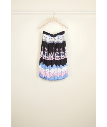 Printed twisted waist bubble skirt prix