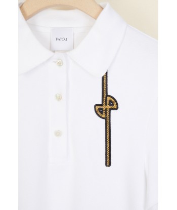 Logo cotton polo shirt basket pas cher