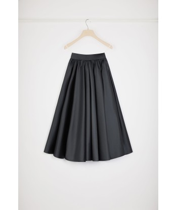 Jupe midi en satin de la marque