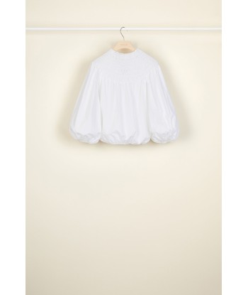 Smock collar poplin crop top Par le système avancé 