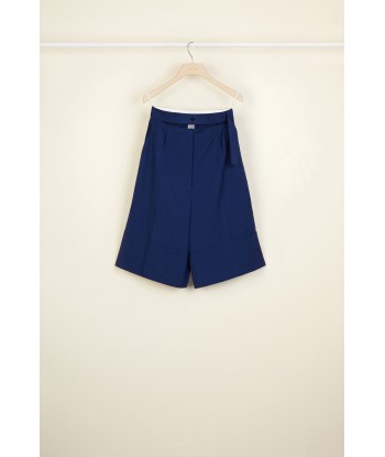 Loose belted summer wool shorts Véritable concentré