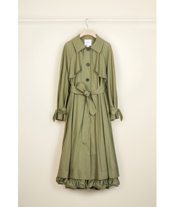 Cotton gabardine trench coat Amélioration de cerveau avec