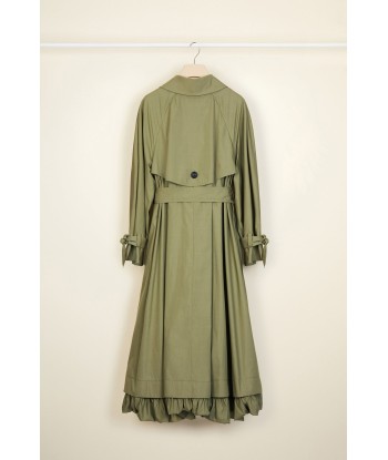 Cotton gabardine trench coat Amélioration de cerveau avec