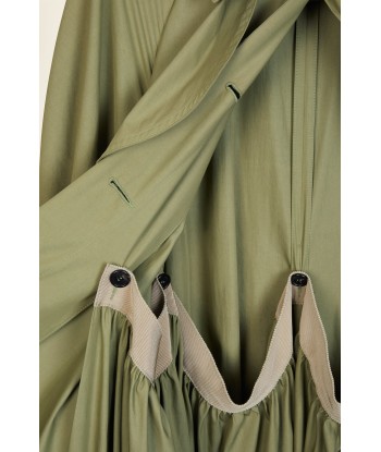 Cotton gabardine trench coat Amélioration de cerveau avec