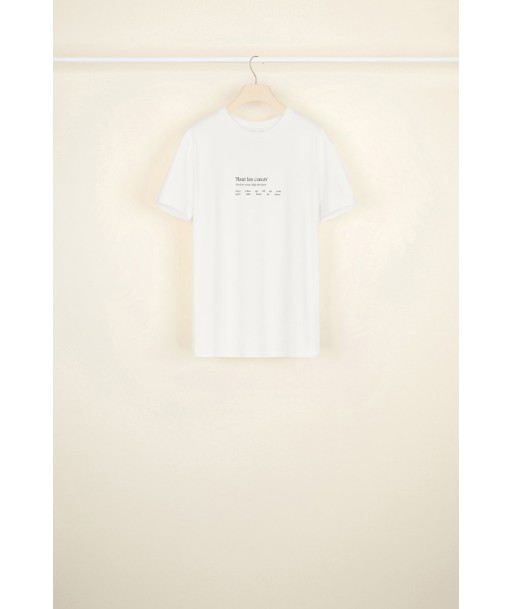 Haut les coeurs organic cotton tee france