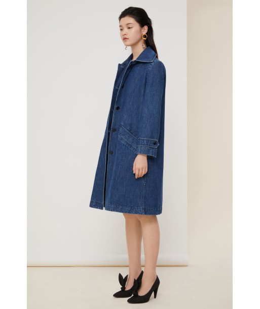 Denim overcoat Livraison rapide