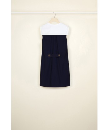 Sailor summer wool dress de pas cher