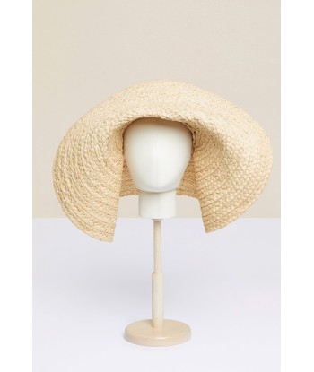 Oversized woven hat d'Europe débarque