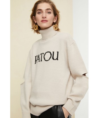 Oversized cut-out Patou jumper Comparez et commandez 