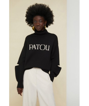 Oversized cut-out Patou jumper offre 