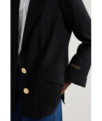 Jewellery button wool jacket Jusqu'à 80% De Réduction