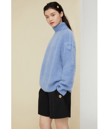 Mohair blend turtleneck jumper plus qu'un jeu 