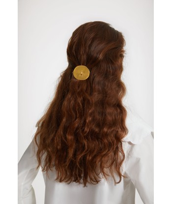 Large face brass hairclip paiement sécurisé