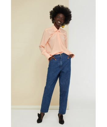 Denim carrot trousers la chaussure