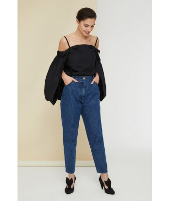 Denim carrot trousers la chaussure