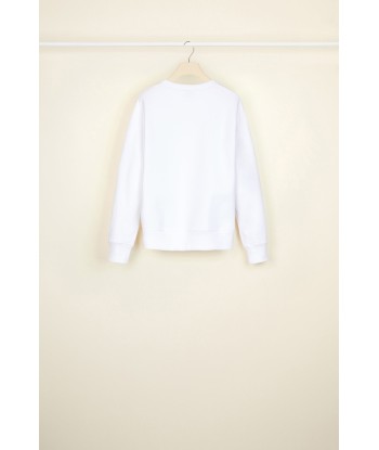 Lace bib organic cotton sweatshirt votre