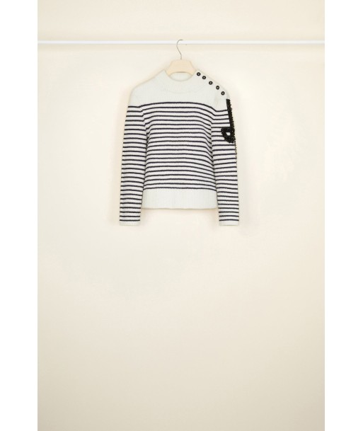 Iconic jewelled Breton jumper Les êtres humains sont 