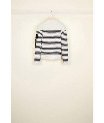 Iconic jewelled Breton jumper Les êtres humains sont 