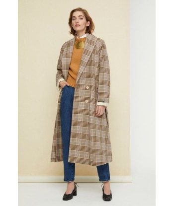 Tartan gabardine trenchcoat meilleur choix