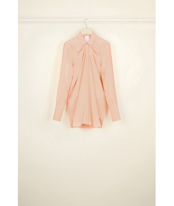 Iconic draped silk blouse l'achat 