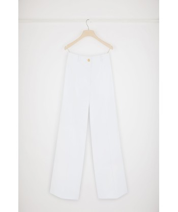 Pantalon iconique en gabardine de coton destockage