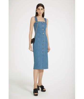 Robe salopette en denim Comparez et commandez 