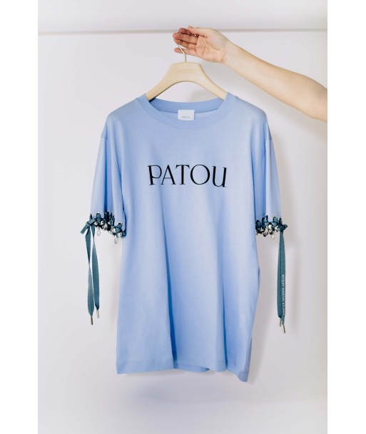 Patou Upcycling t-shirt en coton bio rembourrage situé sous