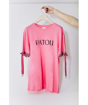 Patou Upcycling t-shirt en coton bio s'inspire de l'anatomie humaine