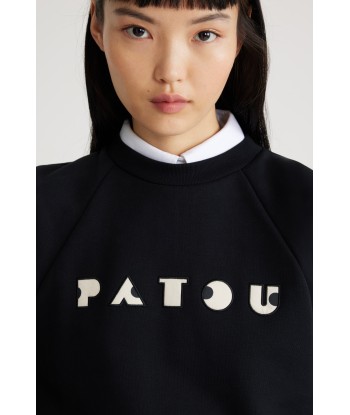 Sweatshirt Patou Art Déco brodé en coton bio paiement sécurisé