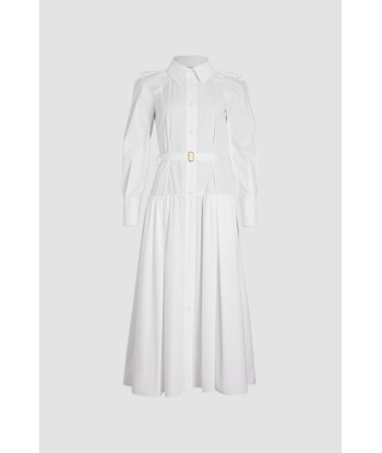 Robe chemise longue en coton bio destockage