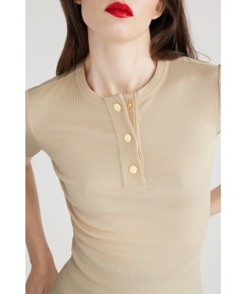 Top henley en coton bio Par le système avancé 