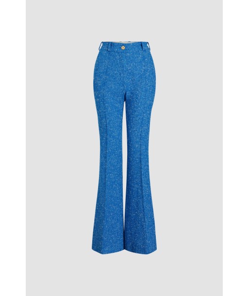 Pantalon évasé en tweed de laine éco-responsable et coton bio Par le système avancé 