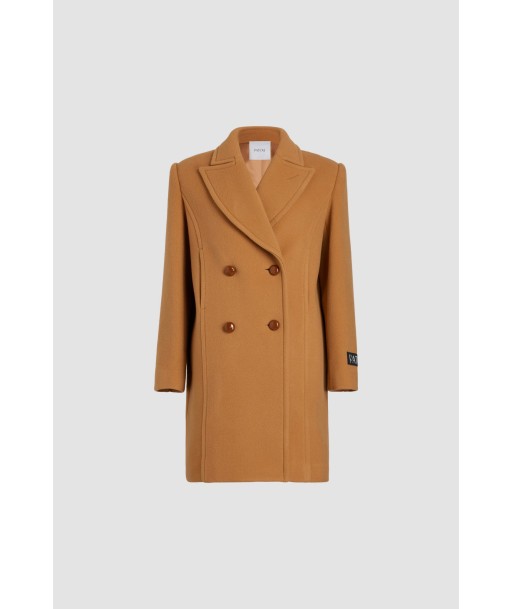 Manteau croisé en laine et cachemire online