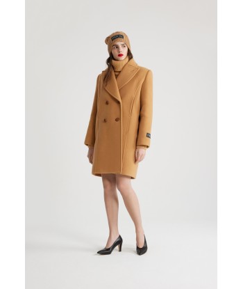 Manteau croisé en laine et cachemire online